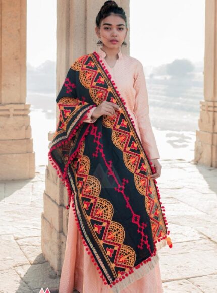 Hand Embroidered Dupatta